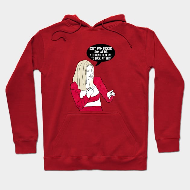 Don't look at me Hoodie by Katsillustration